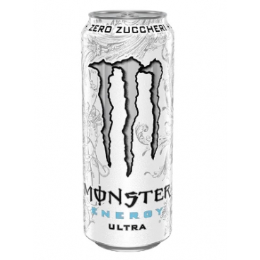 MONSTER ENERGY DRINK - ULTRA ZERO (WHITE) 12x500ml