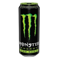 MONSTER ENERGY DRINK - ZERO SUGAR (BLACK & GREEN) 12x500ml