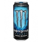 MONSTER ENERGY DRINK - ZERO SUGAR (BLACK & BLUE) 12x500ml