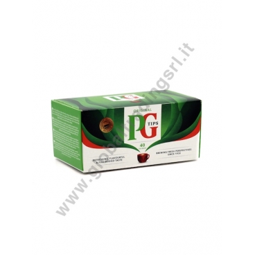 PG TIPS TE BUSTINE (40 bags) 12x125g