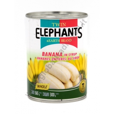 TWIN ELEPHANTS BANANA IN SCIROPPO 24x565g