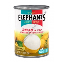 TWIN ELEPHANTS LONGAN IN SCIROPPO 24x565g