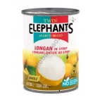 TWIN ELEPHANTS LONGAN IN SCIROPPO 24x565g