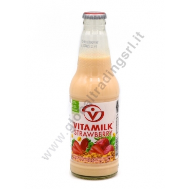 VITAMILK STRAWBERRY (VETRO) - BEVANDA ALLA SOIA 24x300ml