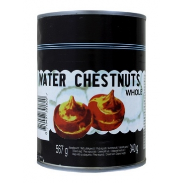 ROYAL ORIENT WATER CHESTNUTS WHOLE - CASTAGNE D' ACQUA 24x567g