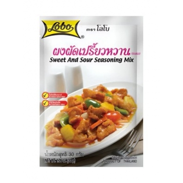 LOBO SWEET & SOUR MIX - CONDIMENTO IN POLVERE 12x30g (HS/AE)